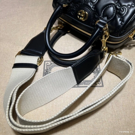 Firstbag ru bag GG matelassé handle leather top GUCCI 0823